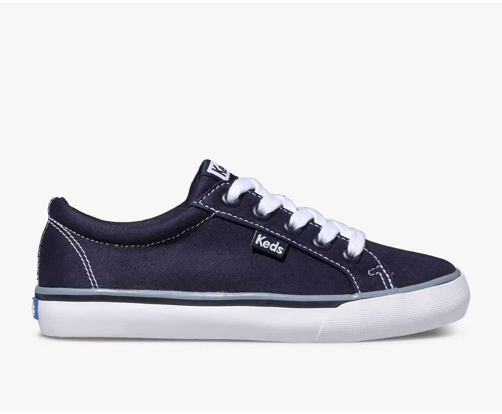 Keds Sneaker Kinder Navy - Jump Kick Segeltuch - WNE-012946